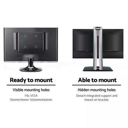 Monitor Arm Dual Desk Mount 32'' Displays Screen Bracket Computer Holder Stand
