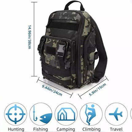Fishing Tackle Backpack Storage Bag Shoulder Fishing Gear Bags Outdoor Backpack