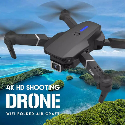 Drone RC Drones Pro 4K HD Dual Camera WIFI FPV Quadcopter Foldable Bag