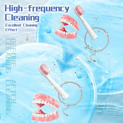 Dental Ultrasonic Retainer Cleaner - 49kHz Ultrasonic Pod for Denture Jewelry