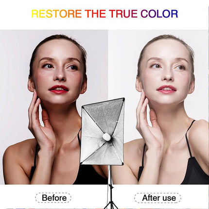 Photography Softbox Continuous Lighting Light Stand Studio Kit