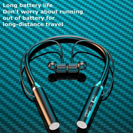 Wireless Bluetooth Neckband Headphones Earbuds Earphone Mic Headset For Mobile