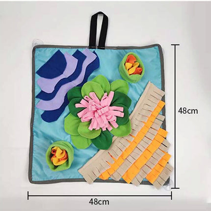 Pet Snuffle Mat Dog Puppy Slow Feeding Interactive Training Machine Washable