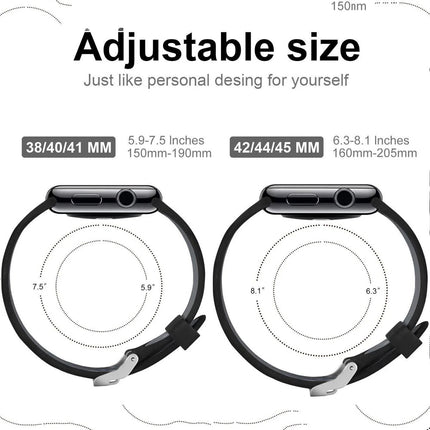 For Apple Watch Band IWatch Series 11 46mm SE 3 44mm Ultra 49mm Silicone Sport band