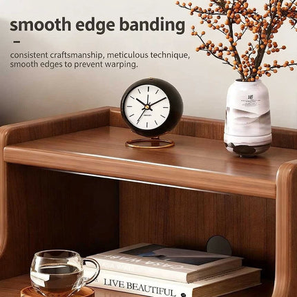 Super-Slim Nightstand Bedside Table Bedroom Drawers End Table Cabinet Storage