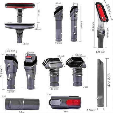 Vacuum Cleaner Accessories Nozzle Brush Attachment For Dyson V7 V8 V10 V11 V15