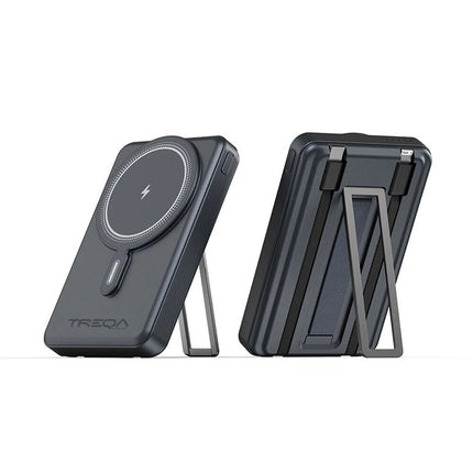 Black 10000mAh Power Magnetic Bank Wireless Charging Portable Charger for iphone