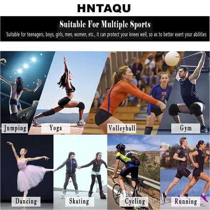 1Pcs Orange 3D Knee Leg Brace Support Compression Sleeve Breathable Sports Jogging Running