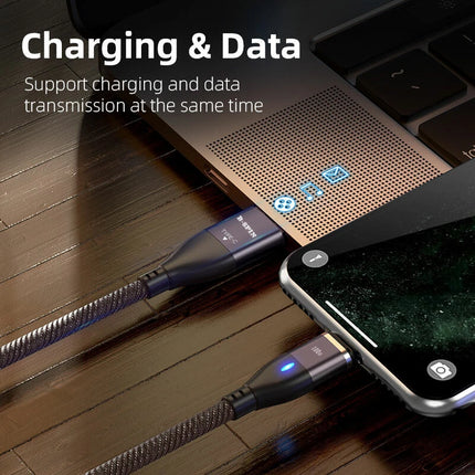 USB Type C Dual Magnetic Fast Charging Cable 100w PD Charger for iPhone android