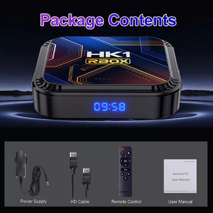 Smart TV BOX for Android 13.0 5G WiFi 8K HD Quad Core Media Player AU HDMI