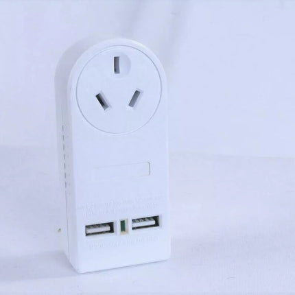 USB Charger w/ 2 Port AU 240V Surge Protected SAA Wall Mounted Iphone Power