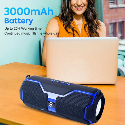20W Bluetooth Speaker TWS Stereo Bass Subwoofer Speaker Support USB TF FM