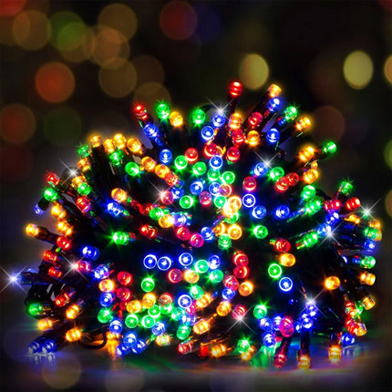 Solar Christmas String Lights Outdoor Waterproof LED Garden Multicolor Colourful