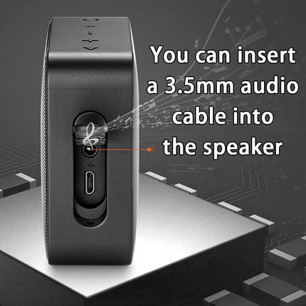Portable Speaker Bluetooth5.1 Dustproof Stereo Music  Waterproof Wireless