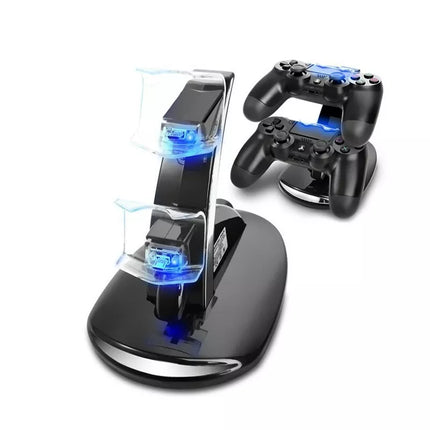 PlayStation PS4 Controller LED Charger Dock Station Dual USB Fast Charging Stand