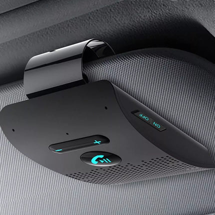 Wireless Car Bluetooth Handsfree Car Kit Speaker Phone Sun Visor Clip Black