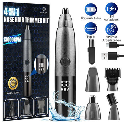 2025 Nose Hair Trimmer For Men Rechargeable Ear and Nose Hair Trimmer Portable