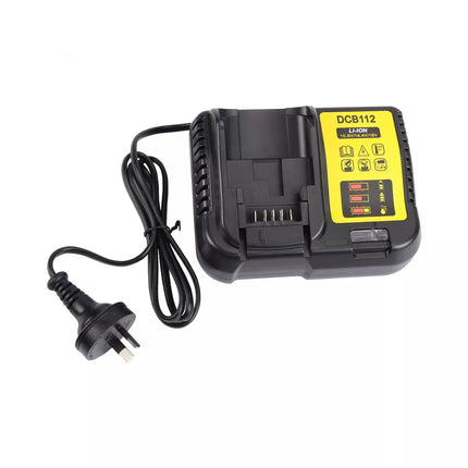 For DEWALT 18V/20V XR 6.0AH Battery / charger DCB205 LI-Ion Slide DCB180 DCB200