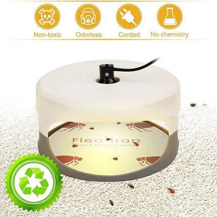 Flea Trap Sticky Dome Bed Bug Trap Pest Control Trapper Insect Killer Non-Toxic