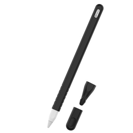 Silicone Rubber Cover Sleeve Grip Case For Apple iPad Pro Pencil 2nd Generation Black