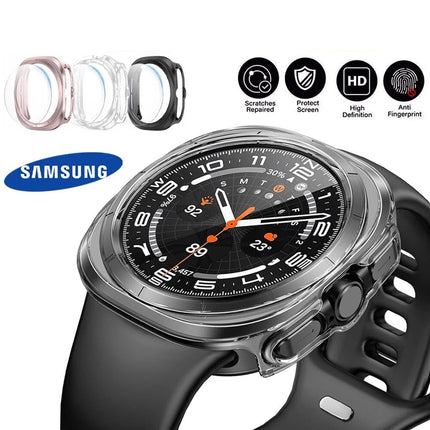 For Samsung Galaxy Watch Ultra 47mm Case Screen Protector Face Cover Smart Rose Gold
