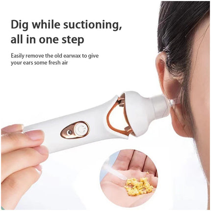 Ear Wax Removal Electric Ear Cleaning Kit Effective Safe Vacuum Suction w Light