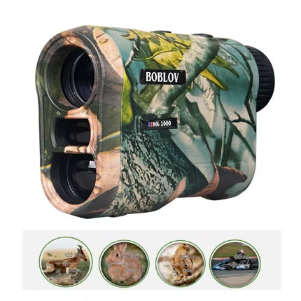 1000m 6.5X Laser Golf Range Finder Hunting Rangefinder Flag Lock Rechargable