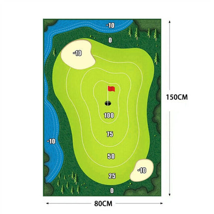 The Indoor Casual Golf Game Set Golf Hitting Mats Golf Putting Royale Golf Game