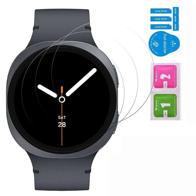 3Pcs Screen Protector for Samsung Galaxy Watch 8 7 6 5 4 40mm 47mm Ultra