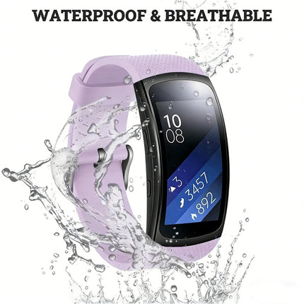 Samsung Smart Wristband Gear Fit 2 Pro/Fit2 Band Sport Silicone Wrist Strap Light Purple