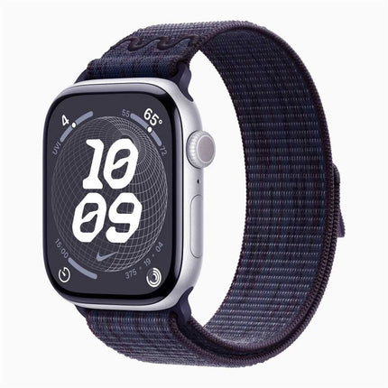 For Apple Watch Nike Sport Loop Band Nylon Strap iWatch 42mm 46mm S11 SE Ultra Indigo