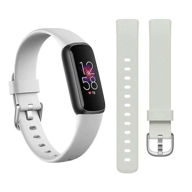 Fitbit Luxe Silicone Replacement Watch Band Wristband White