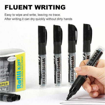Whiteboard Markers Non-toxic Erasable Mark Pen