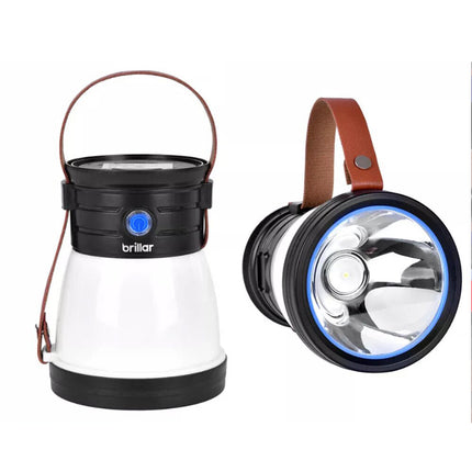 Portable LED Camping Light Lantern Outdoor Tent Lamp USB With Handle