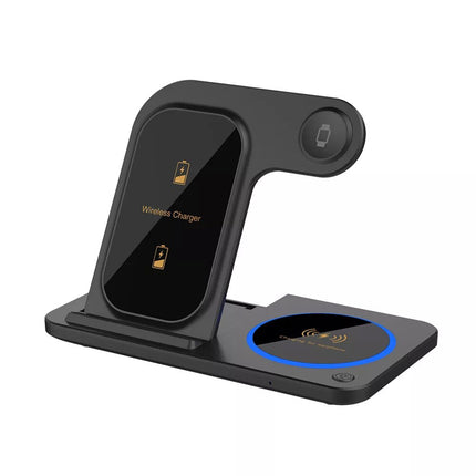 3-in-1 Wireless Charging Station 15W Charger Stand