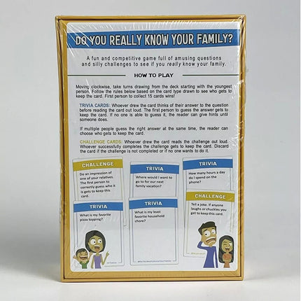 Do You Really Know Your Family A Fun Family Game Conversation Starters Challenge