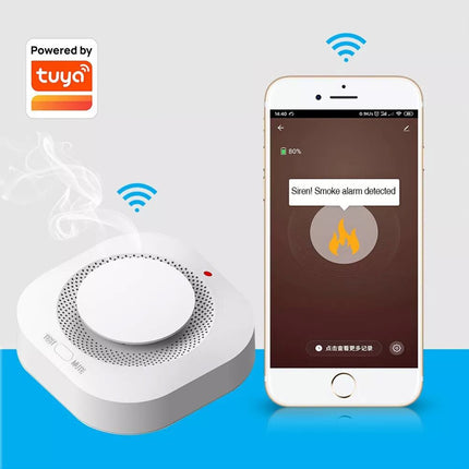 Wireless Smart Smoke Detector Fire Alarm Smoke Detector 80db