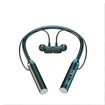 Wireless Bluetooth Neckband Headphones Earbuds Earphone Mic Headset For Mobile