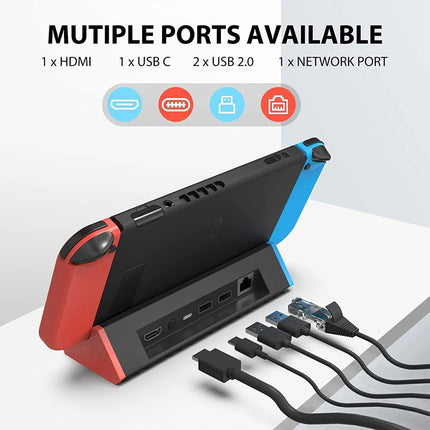 Docking Station for Nintendo Switch Charging Dock 4K HDMI TV Adapter Charger
