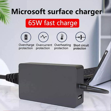 65W Power Supply Charger For Microsoft Surface Book Pro 3 4 5 6 7 Model 1706