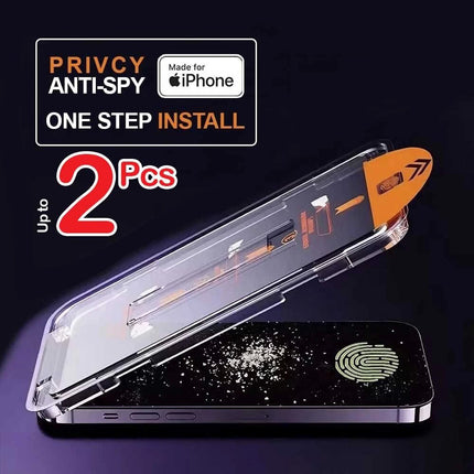 2 Pcs Privacy Tempered Glass Screen Protector For iPhone XR iPhone X iPhone XS iPhone XS Max