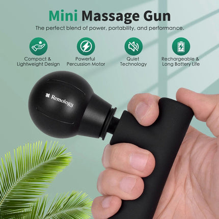 Mini Travel Massage Gun Compact Portable Deep Tissue Massager for On-the-Go Relief