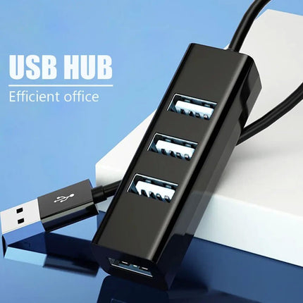 High Speed 4 Port USB HUB 2.0 Multi Splitter Expansion Desktop PC Laptop Adapter