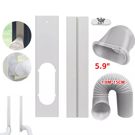 Portable Air Conditioner Spare Parts Gob+Window Slide Kit Plate (15cm)