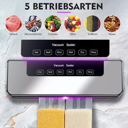 Commercial Vacuum Sealer Machine Fresh Dry Wet Food Saver Storage With 30pc Bags