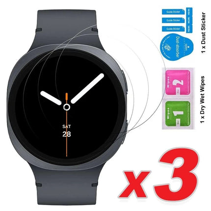 3Pcs Screen Protector for Samsung Galaxy Watch 8 7 6 5 4 40mm 47mm Ultra
