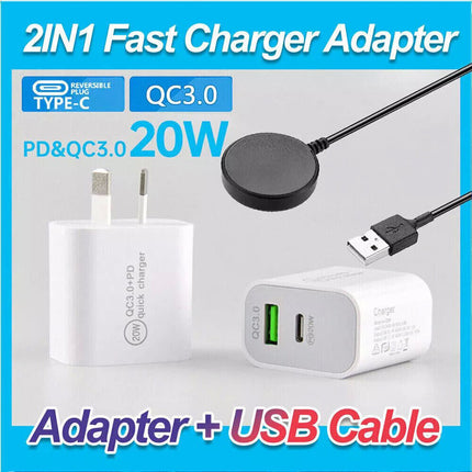 Samsung Galaxy Watch 7 6 5 4 3 Wireless Charger Cable USB Active