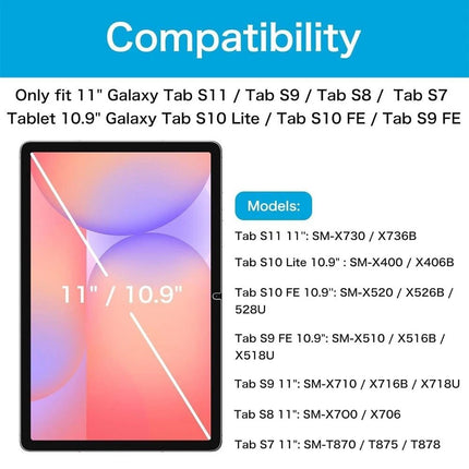 x2 Samsung galaxy Tab S9 S9FE S8 S7 S10 S10 FE S11 S10 Lite 11 inch 11‘’ screen protector