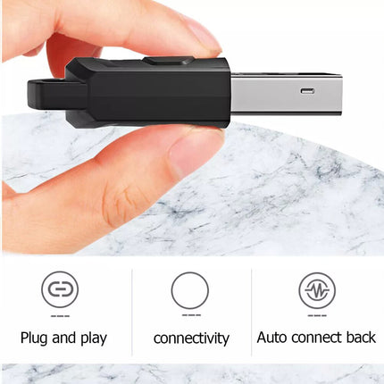 Bluetooth Wireless Headset Adapter Transmitter for PS5 PS4 PC Receiver Adapter