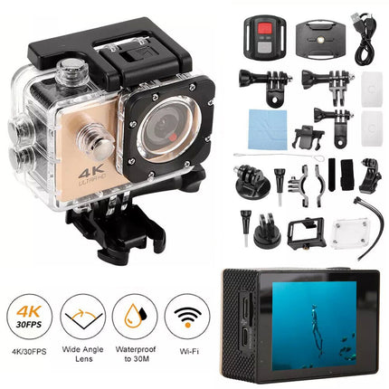 HD 16MP 1080P Waterproof Sports Action Camera WiFi Eis Video Recorder for GoPro